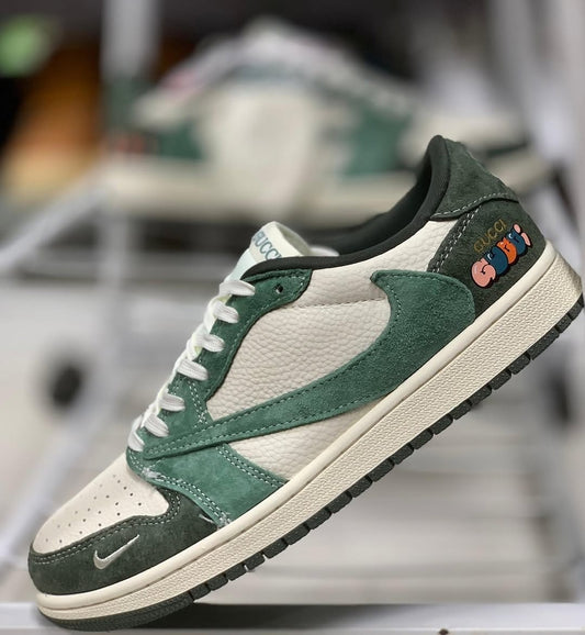 Nike x Gucci Retro Low Sneaker – Green & White Premium Edition